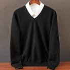 Cashmere blend V-Neck jumper - Van Croft