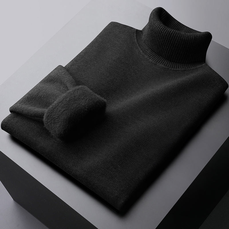 Classic turtleneck long sleeve sweater - Van Croft