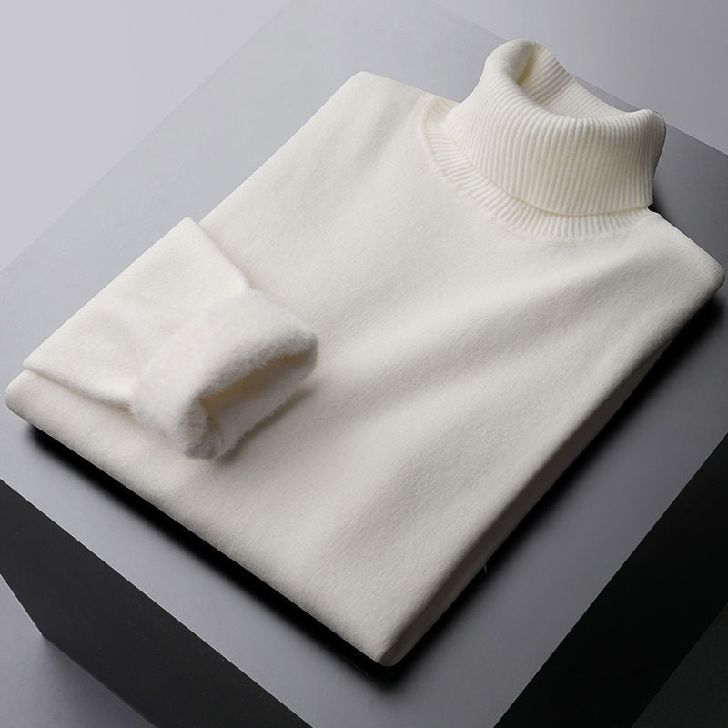 Classic turtleneck long sleeve sweater - Van Croft