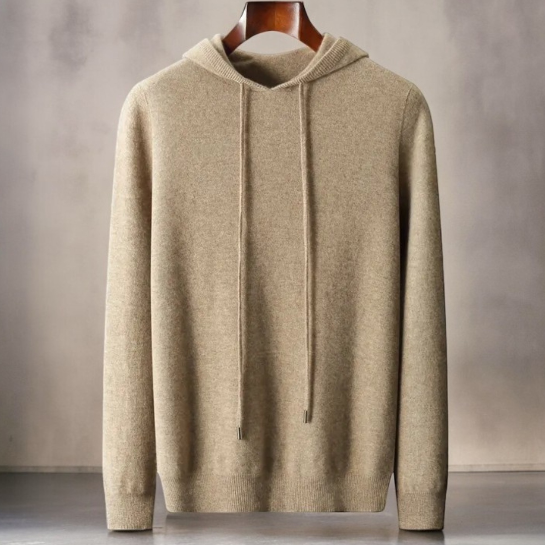 Merino Wool Hoodie - Van Croft