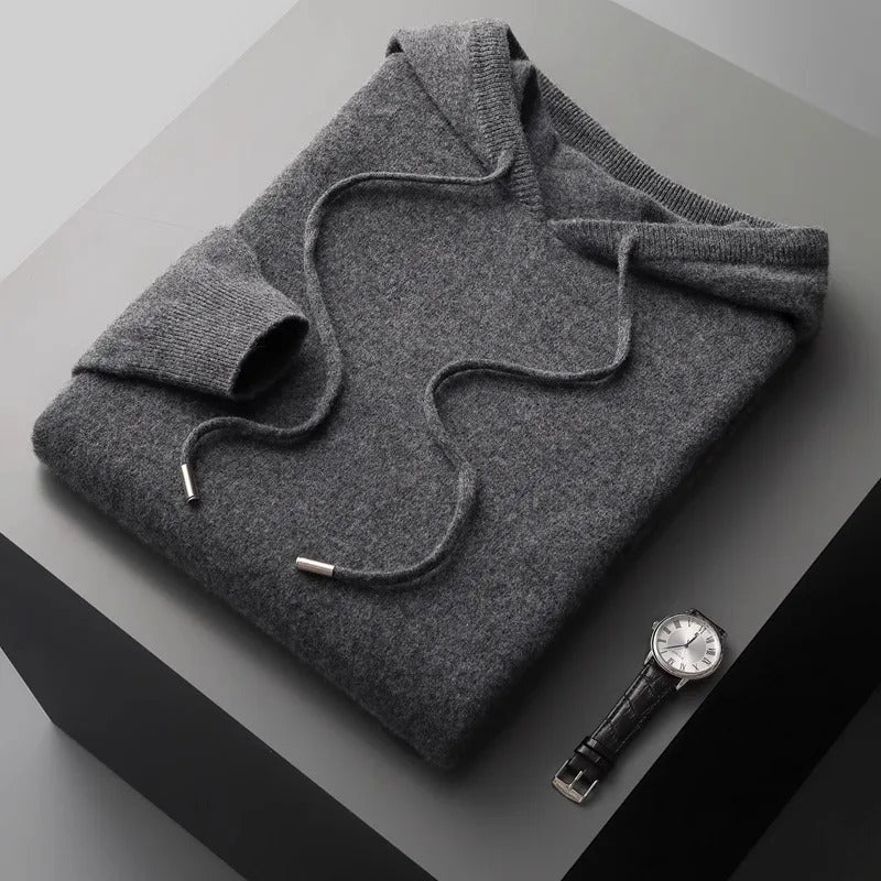 Merino Wool Hoodie - Van Croft